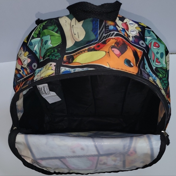 Pokemon All-Over Print Backpack 16" Canvas w/ Lower Pocket + 2 Side Pockets - Picture 8 of 16